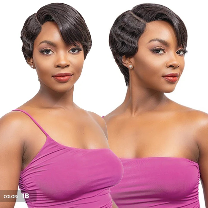 Janet Collection Lavish 100% Virgin Human Hair Deep Part Lace Front Wig - DAMARI - Image 6