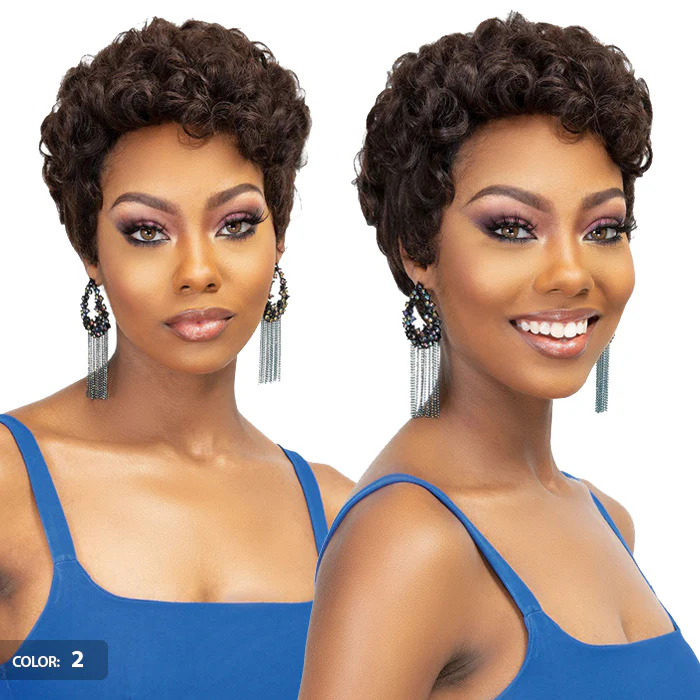 Janet Collection Lavish 100% Virgin Human Hair Full Wig - SASHA - Image 4