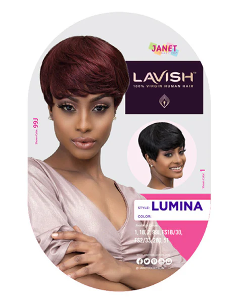 Janet Collection Lavish 100% Virgin Human Hair Wig - LUMINA - Image 5