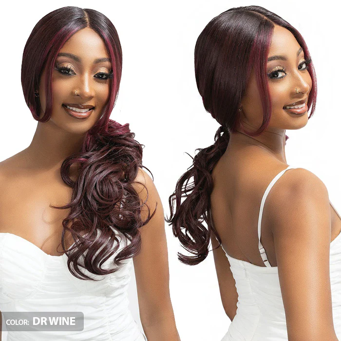 Janet Collection Melt Glueless 100% Human Hair Blend HD 360 Lace 13x6 Front Wig - LYRA - Image 2