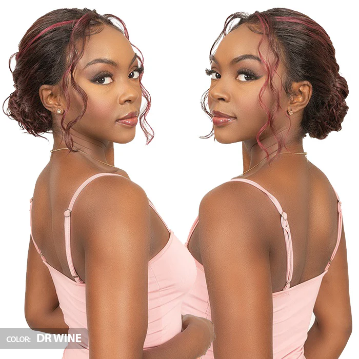 Janet Collection Melt Glueless Human Hair Mix 360 HD 13x6 Frontal Lace Wig - HITA - Image 2