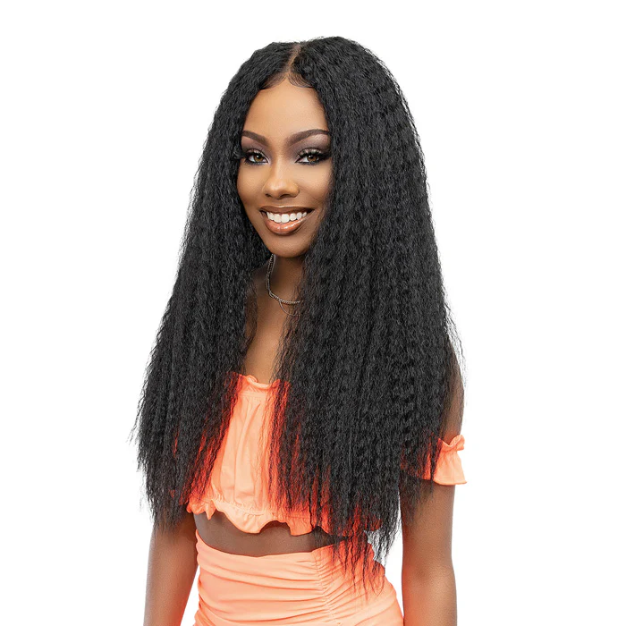 Janet Collection Melt HD 13"X6" Lace Frontal Wig - KINKY WIG 28" - Image 2