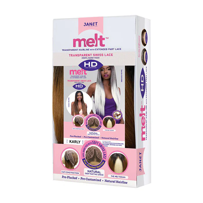 Janet Collection Melt HD Extended Part Lace Wig - KARLY - Image 5