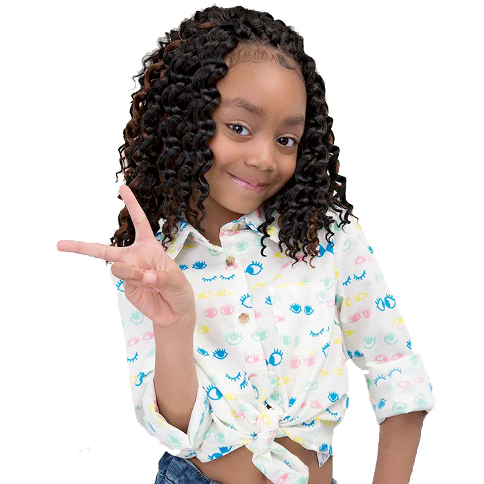 Janet Collection Mom & Kid Crochet Braid - 3X CHIC'N CURLY DEEP TWIST 10" - Image 3