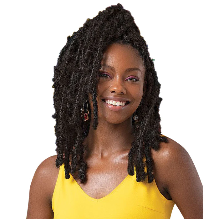Janet Collection Nala Tress Crochet Braid Handmade Strand Bob Style - 3X BUTTERFLY FAUX LOCS 10/12/14 3 PCS - Image 2