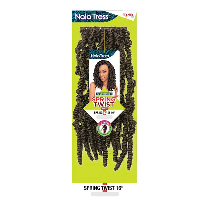 Janet Collection Nala Tress Loop Crochet Braid - SPRING TWIST 16" - Image 4
