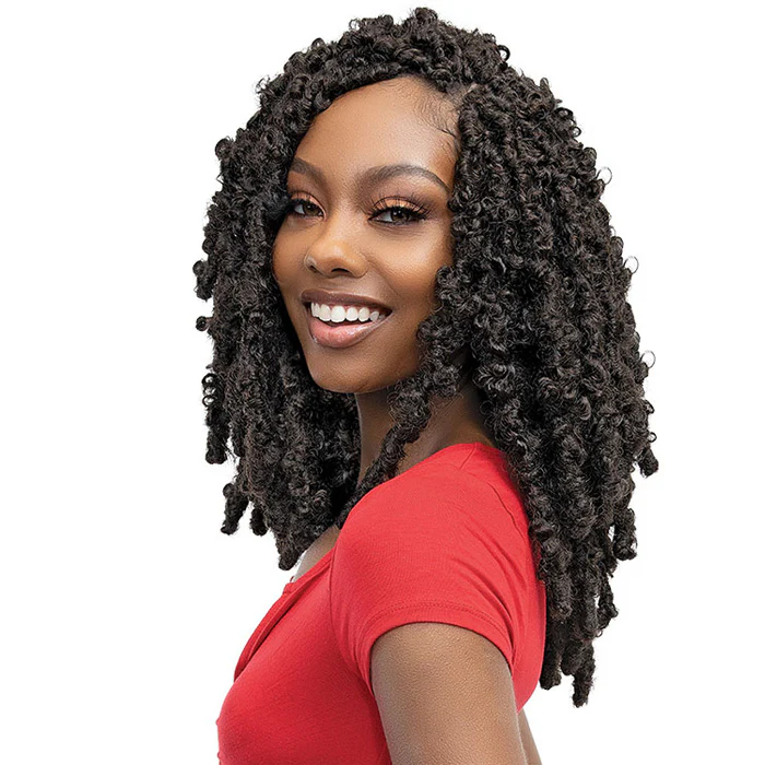 Janet Collection Nala Tress Looped Crochet Braid - BUTTERFLY LOCS 12" - Image 4