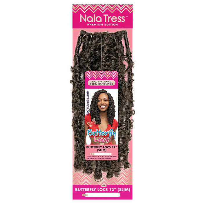 Janet Collection Nala Tress Looped Crochet Braid - BUTTERFLY LOCS 12" - Image 5