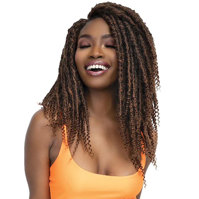 Janet Collection Nala Tress Pre-Looped Crochet Braid - MAVERICK LOCS 12" - Image 2