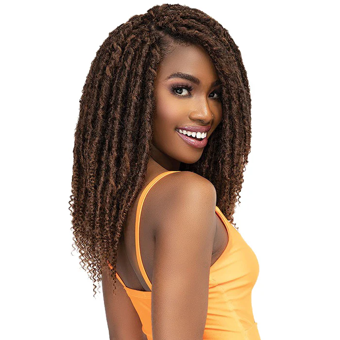 Janet Collection Nala Tress Pre-Looped Crochet Braid - MAVERICK LOCS 12" - Image 3