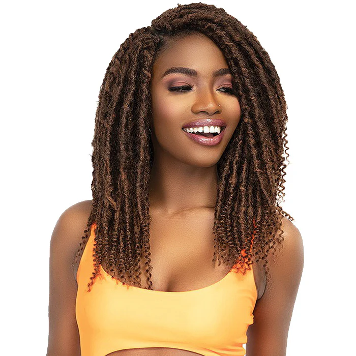 Janet Collection Nala Tress Pre-Looped Crochet Braid - MAVERICK LOCS 12" - Image 4
