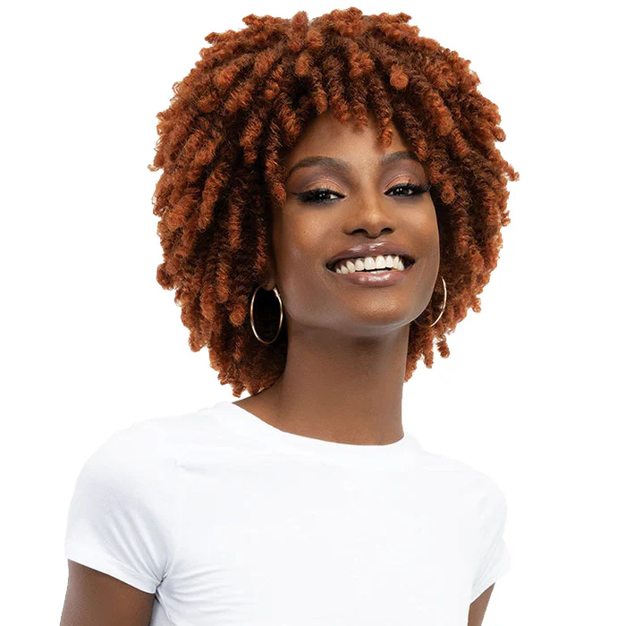 Janet Collection Natural Curly Full Wig - NATURAL AFRO KANE - Image 2