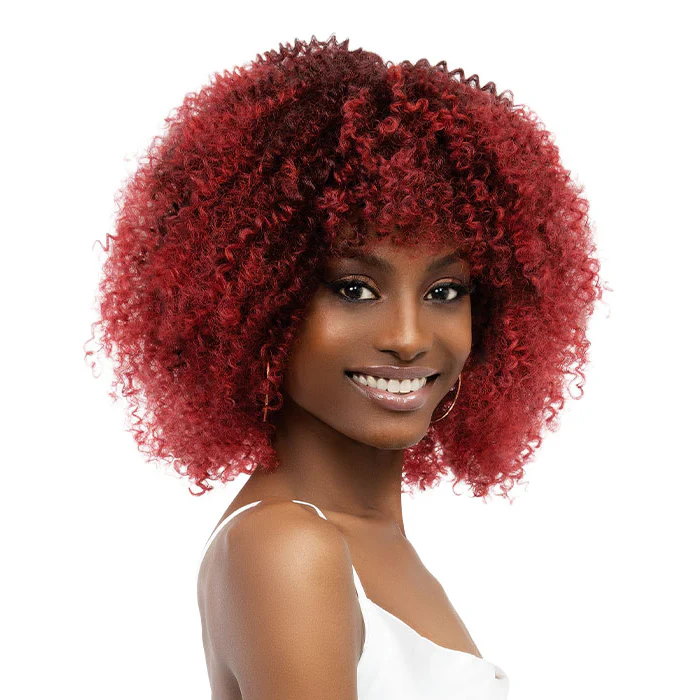 Janet Collection Natural PREMIUM Synthetic Afro Wig - Leon - Image 4
