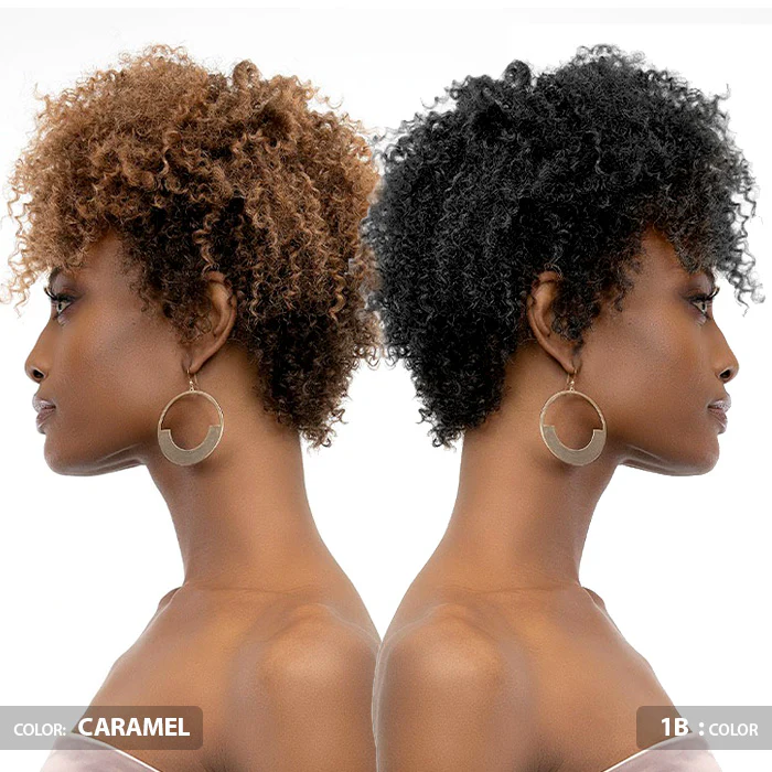 Janet Collection Natural Curly Full Wig - NATURAL AFRO MICA - Image 3