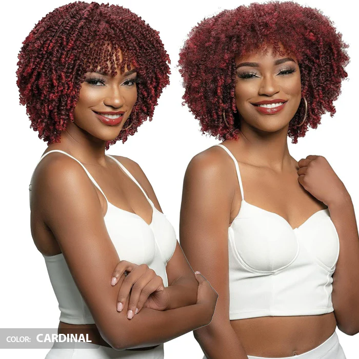 Janet Collection Natural Curly Full Wig - NATURAL AFRO RETA - Image 3