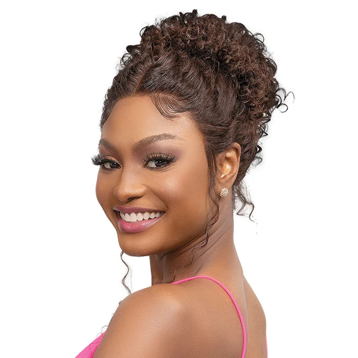 Janet Collection Natural Glueless 100% Virgin Remy Human Hair HD 360 Lace 13x4 Front Wig - FENELLA - Image 4