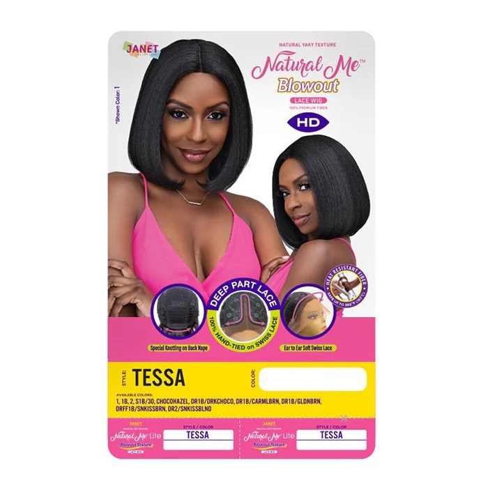 Janet Collection Natural Me Blowout HD Lace Front Wig - TESSA - Image 6
