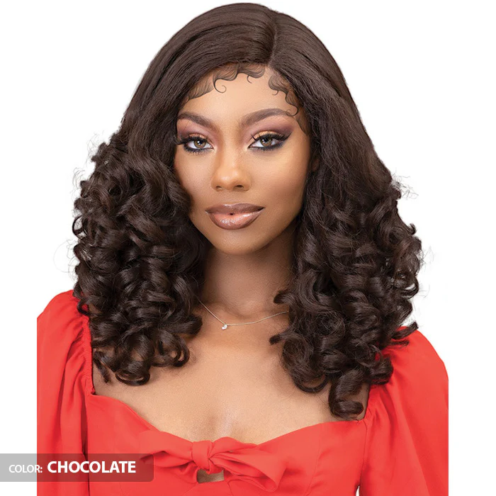 Janet Collection Natural Me Blowout HD Lace Front Wig - JASMINA - Image 4