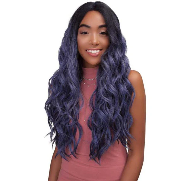 Janet Collection Natural Super Flow Invisible Deep Part Lace Wig - SUPER MOON - Image 3