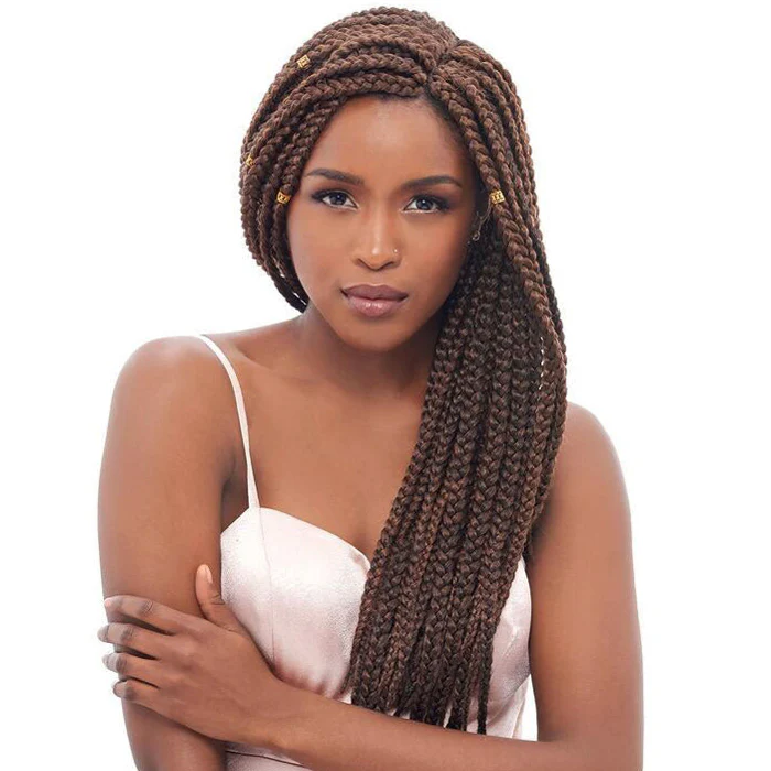 Janet Collection Pre-Looped Crochet Braids - 3S HAVANA MAMBO BOX 24" - Image 3