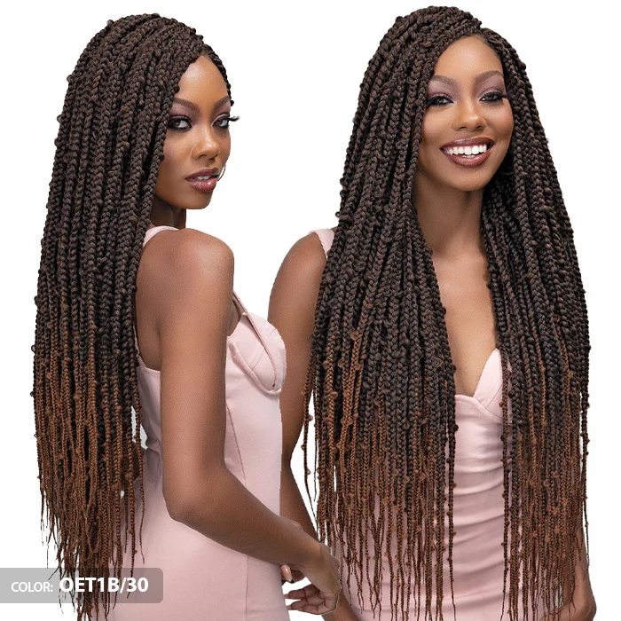Janet Collection Pre-Looped Crochet Braids - JUNGLE BOX BRAID 30" - Image 3