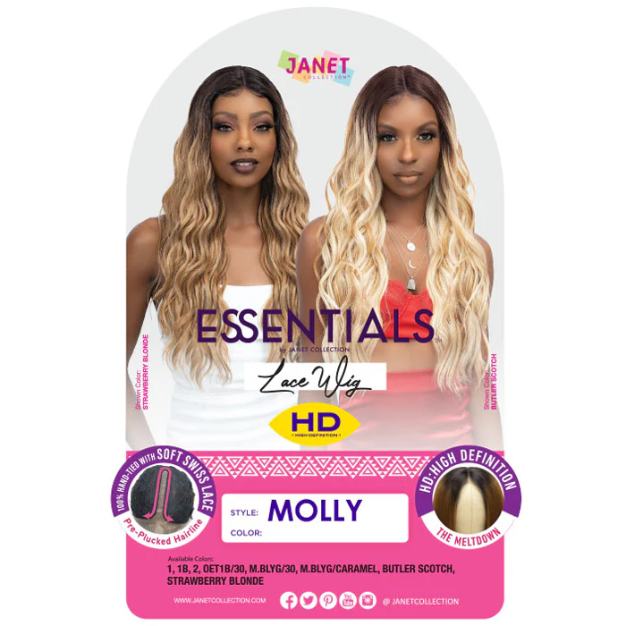 Janet Collection Essentials HD Lace Front Wig - MOLLY - Image 5