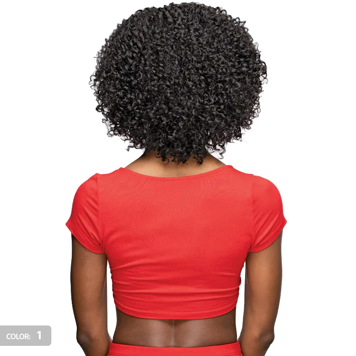 Janet Collection Premium Synthetic Natural Afro Full Wig - NEHA - Image 4