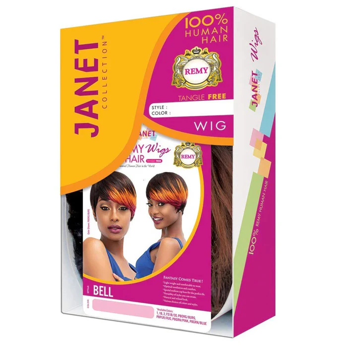 Janet Collection Remy 100% Human Hair Full Wig - BELL - Image 4