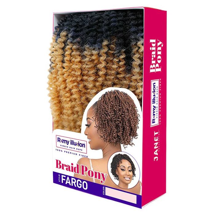 Janet Collection Remy Illusion Braid Ponytail - FARGO - Image 6