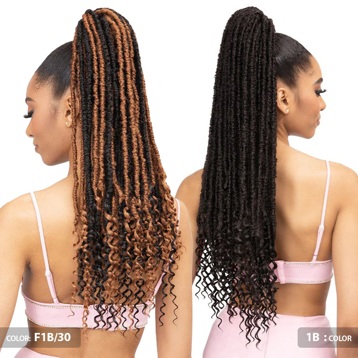 Janet Collection Remy Illusion Braid Ponytail - TAMPA - Image 2