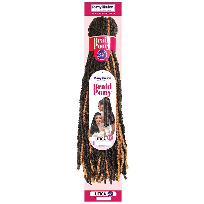 Janet Collection Remy Illusion Braid Ponytail - UTICA 24" - Image 6