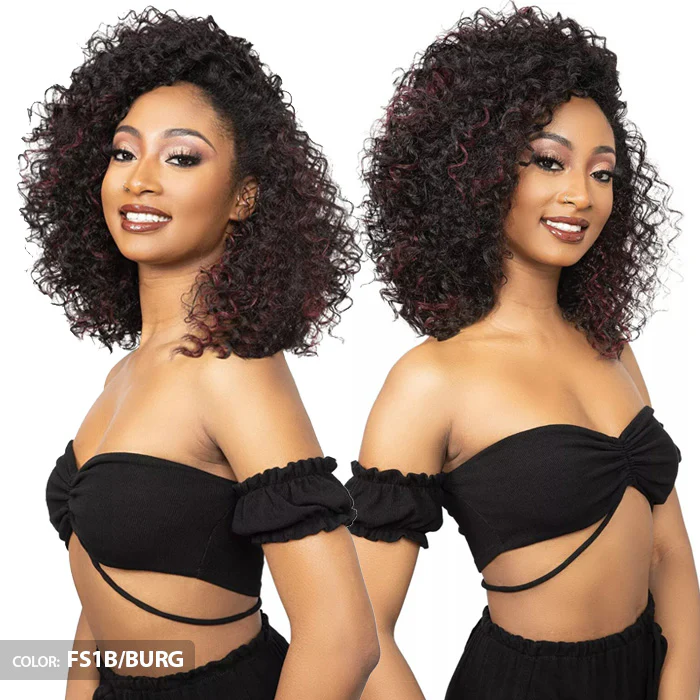 Janet Collection Remy Illusion Easy N Swift 100% Human Hair Prime Unimix Half Wig - DOHA - Image 2