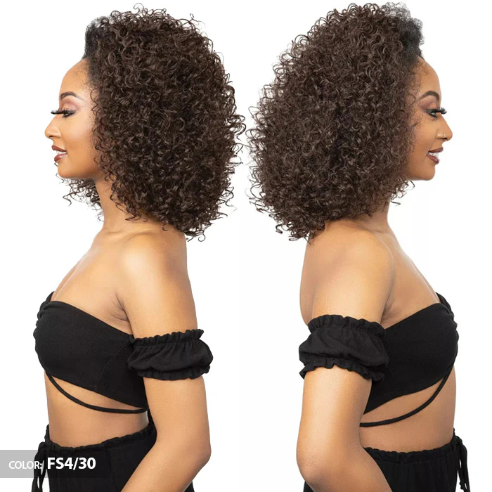 Janet Collection Remy Illusion Easy N Swift 100% Human Hair Prime Unimix Half Wig - DOHA - Image 6