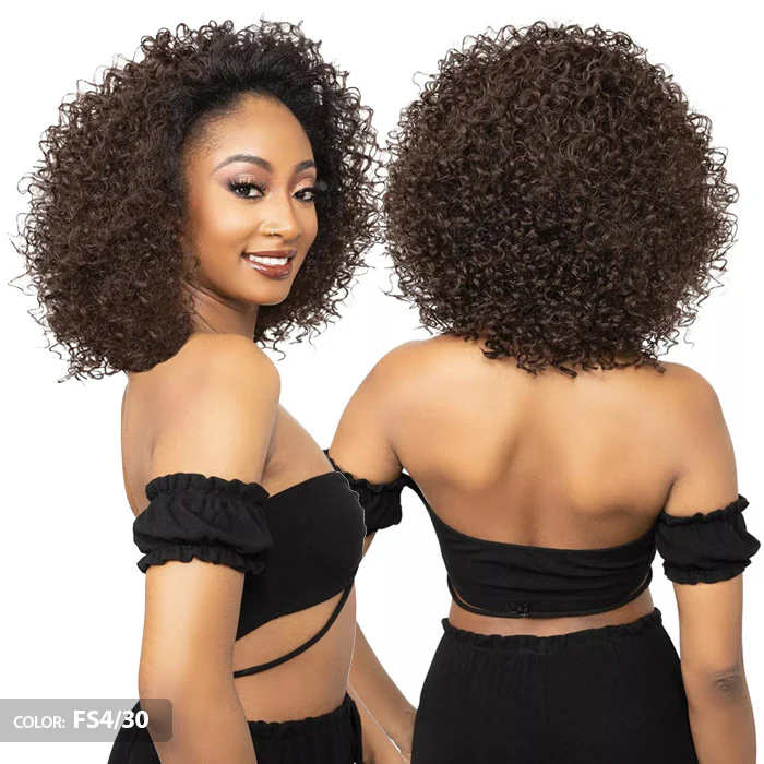 Janet Collection Remy Illusion Easy N Swift 100% Human Hair Prime Unimix Half Wig - DOHA - Image 7