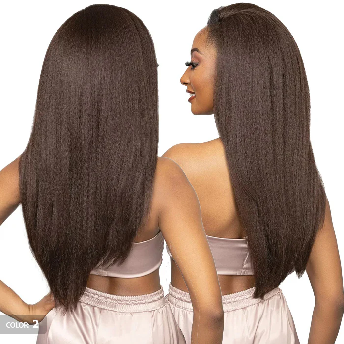 Janet Collection Remy Illusion Easy N Swift 100% Human Hair Prime Unimix Half Wig - VIGO - Image 5