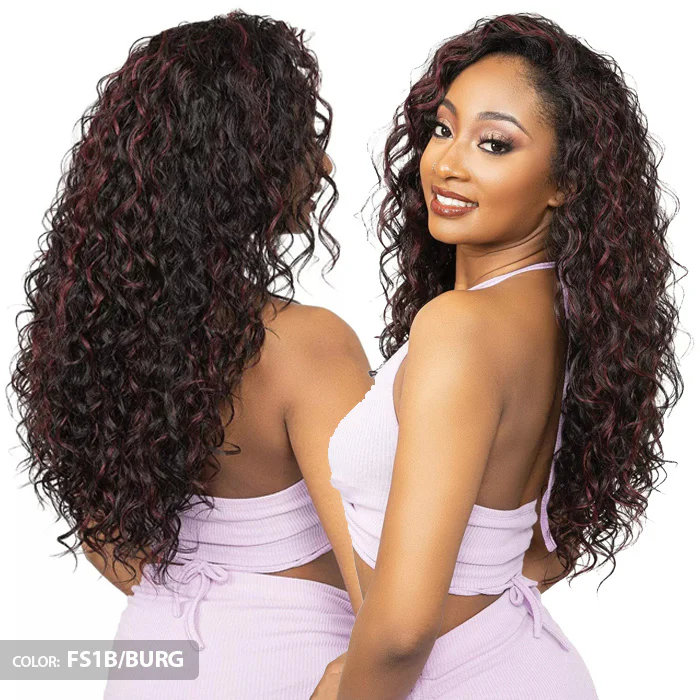 Janet Collection Remy Illusion Easy N Swift 100% Human Hair Prime Unimix Half Wig - WACO - Image 3