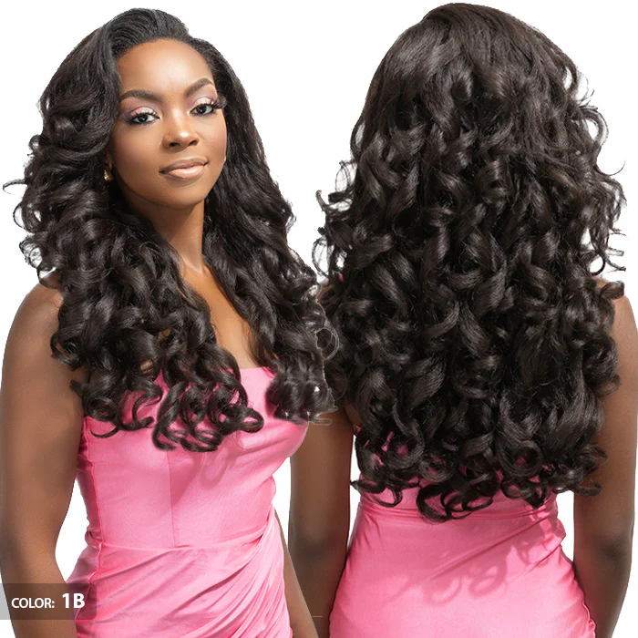 Janet Collection Remy Illusion Easy N Swift Half Wig - VEDA - Image 6