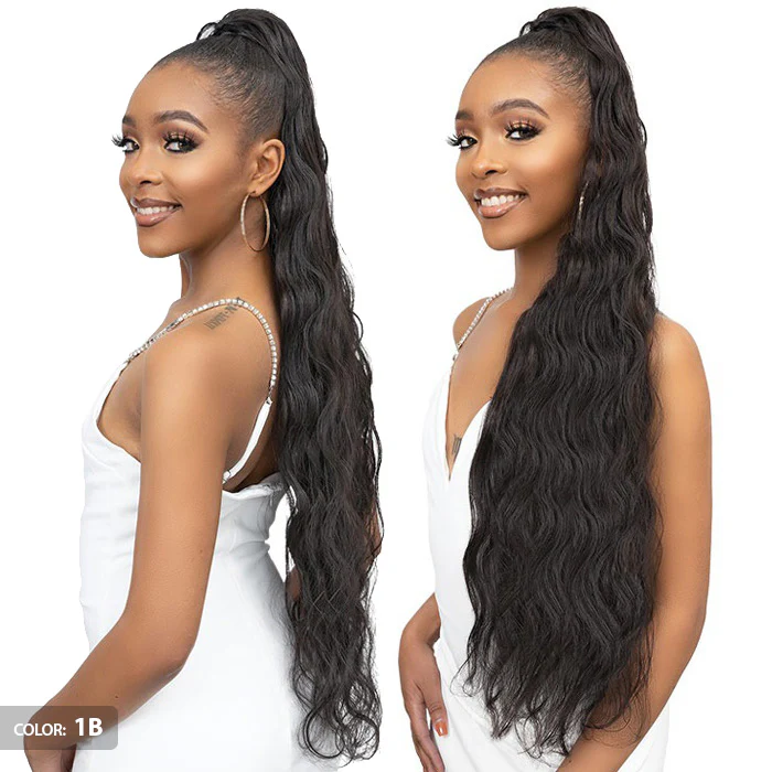 Janet Collection Remy Illusion Ponytail - BODY 32" - Image 3