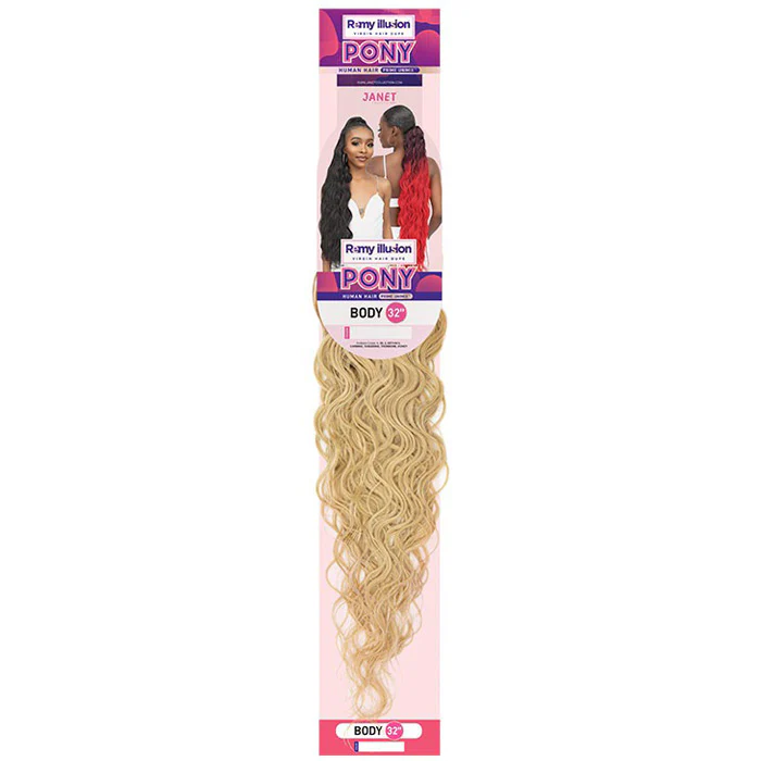 Janet Collection Remy Illusion Ponytail - BODY 32" - Image 4