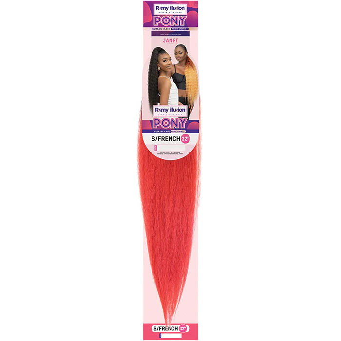Janet Collection Remy Illusion Ponytail - S/FRENCH 32" - Image 4