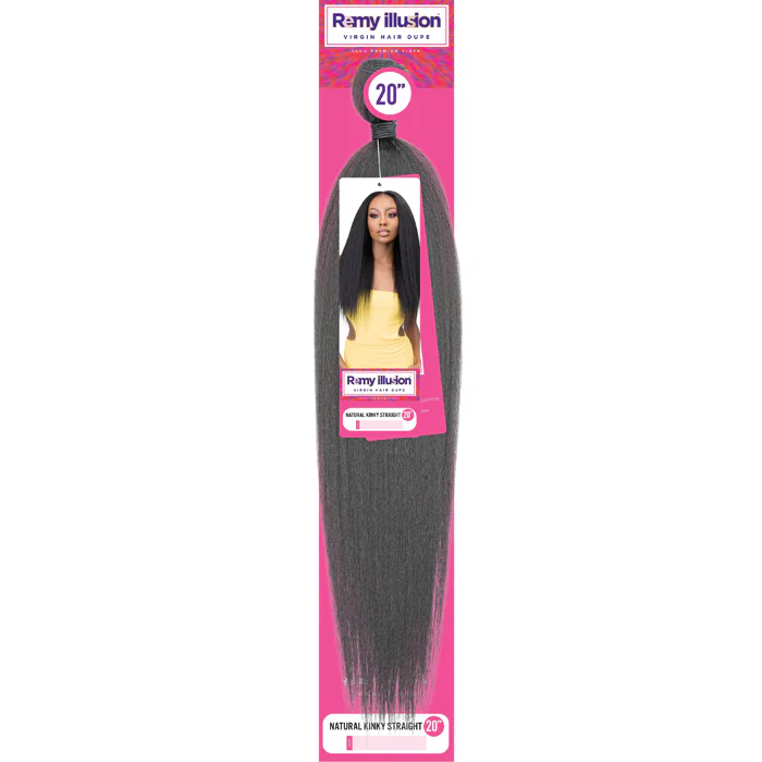Janet Collection Remy Illusion Weave - NATURAL KINKY STRAIGHT 20" - Image 6