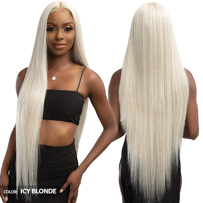 Janet Collection Remy Illusion X-Long Human Hair Mix HD Lace Wig - PAKI - Image 3