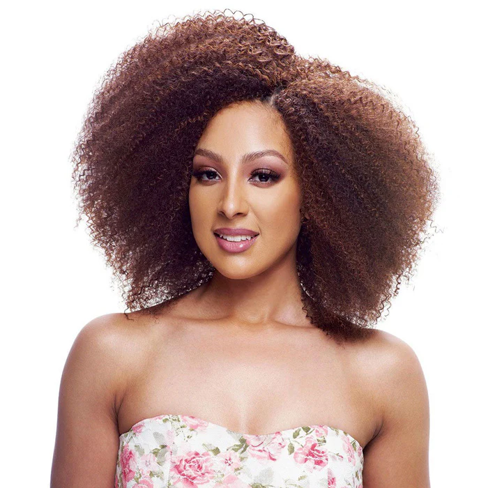 Janet Collection Retro Glam & Vibe 100% Natural Virgin Human Hair Weave - 4B CRIMPY KINKY WVG 10-18"