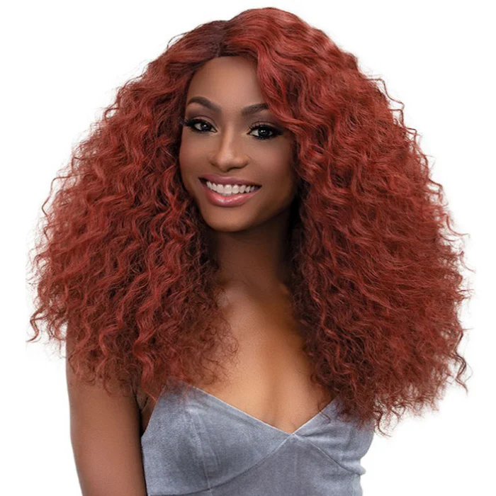 Janet Collection Synthetic Melt HD Extended Part Swiss Lace Front Wig ALYSSA - Image 2