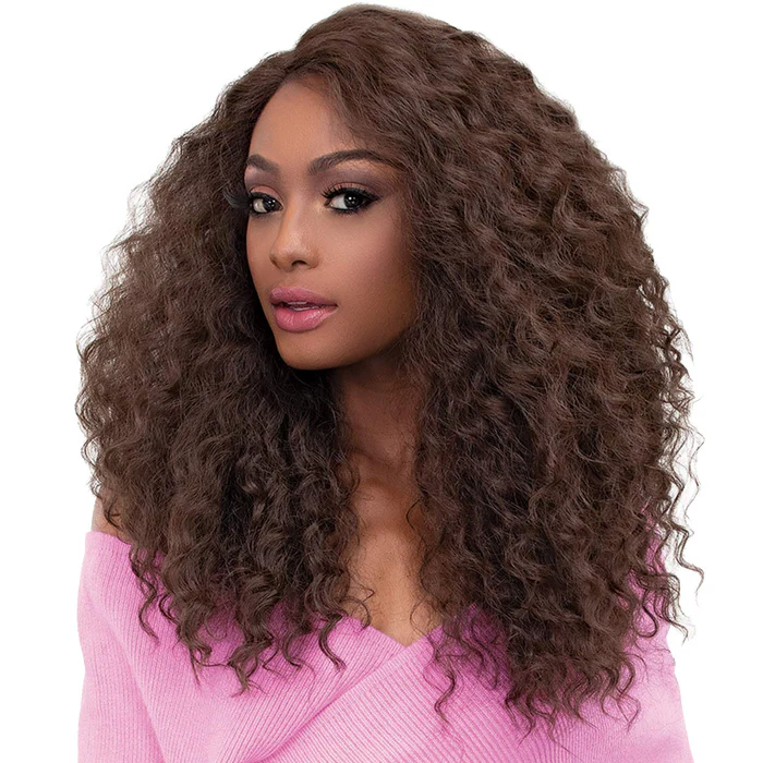 Janet Collection Synthetic Melt HD Extended Part Swiss Lace Front Wig ALYSSA - Image 3