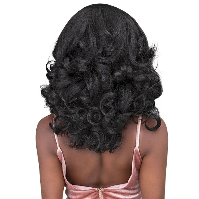 Janet Collection Synthetic Natural Me Blowout HD LACE WIG SIERRA - Image 5