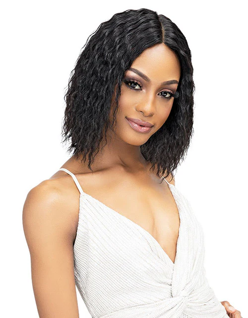 Janet Collection Virgin Remy Indian Hair LUSCIOUS WET N WAVY LACE WIG - RIRI - Image 3