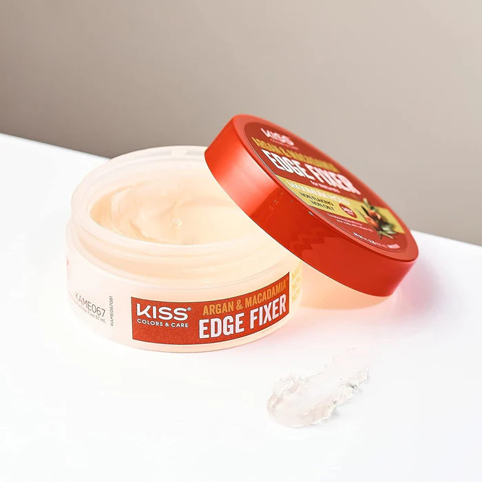 Kiss Argan & Macadamia Edge Fixer 24 Hour Maximum Hold 2.25 oz (67 ml) - Image 3