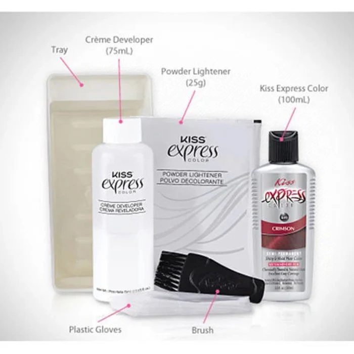 Kiss Colors Express Complete Hair Color Kit - Image 3