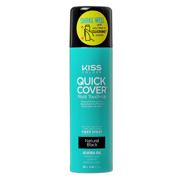 Kiss Colors Quick Cover Root Touch Up - THICKENING FIBER SPRAY - Image 2